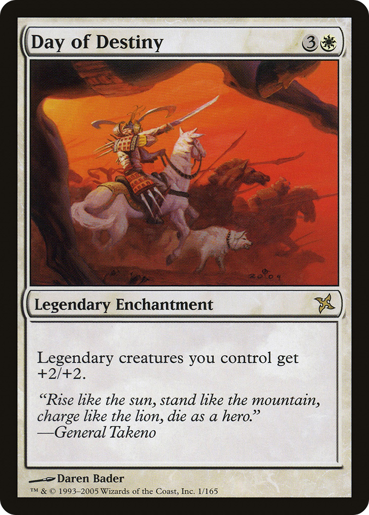 Day of Destiny [Betrayers of Kamigawa] Foil