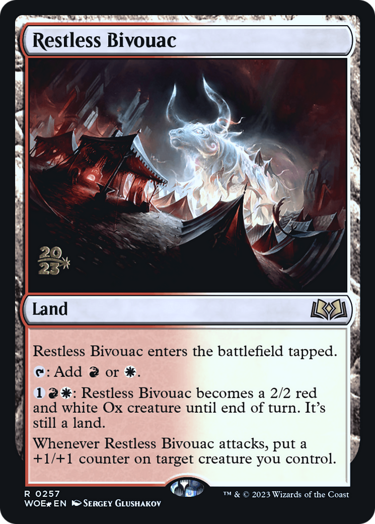 Restless Bivouac [Wilds of Eldraine Prerelease Promos] | Silver Goblin