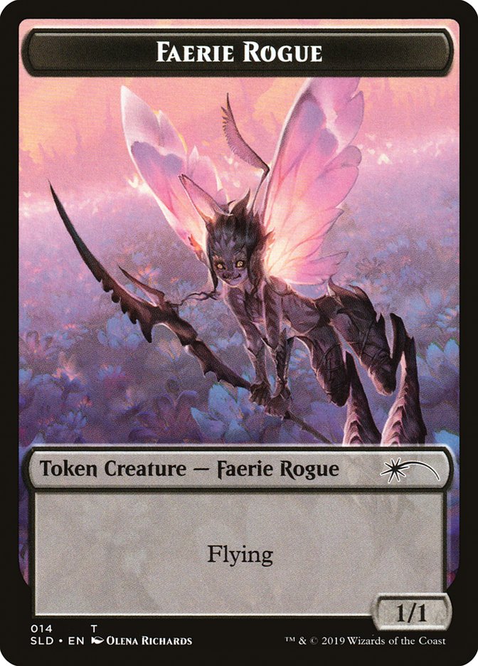 Faerie Rogue Token (014) [Secret Lair Drop Series] | Silver Goblin