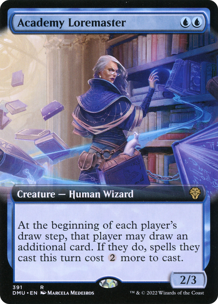 Academy Loremaster (Extended Art) [Dominaria United] | Silver Goblin