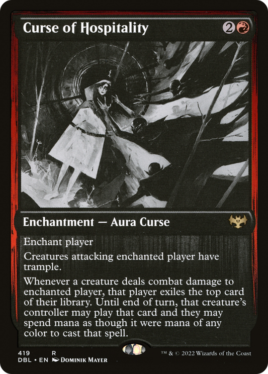 Curse of Hospitality [Innistrad: Double Feature] Foil