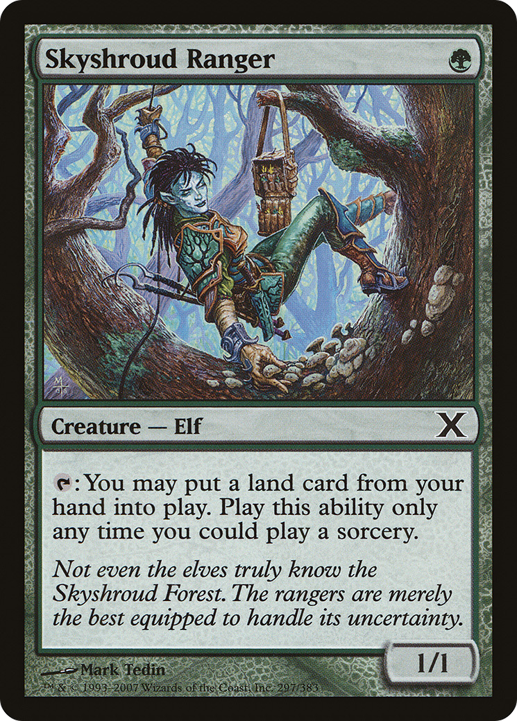 Skyshroud Ranger [Tenth Edition] Foil