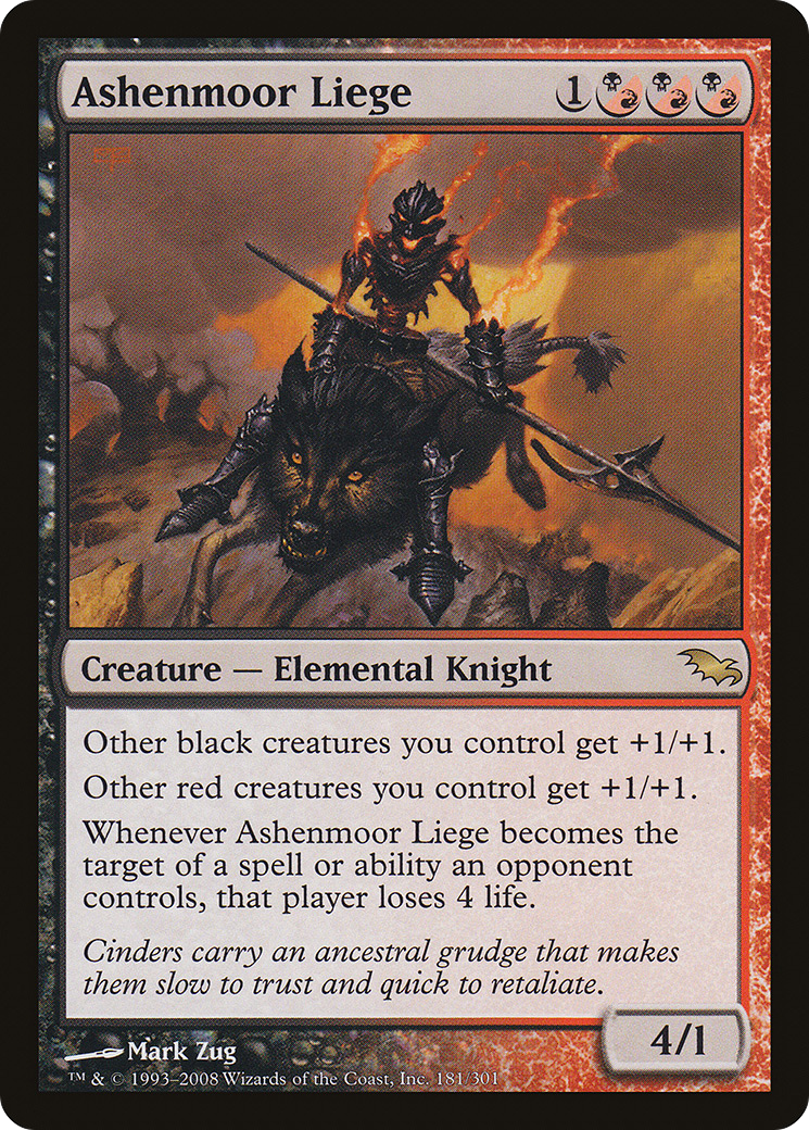 Ashenmoor Liege [Shadowmoor] Foil