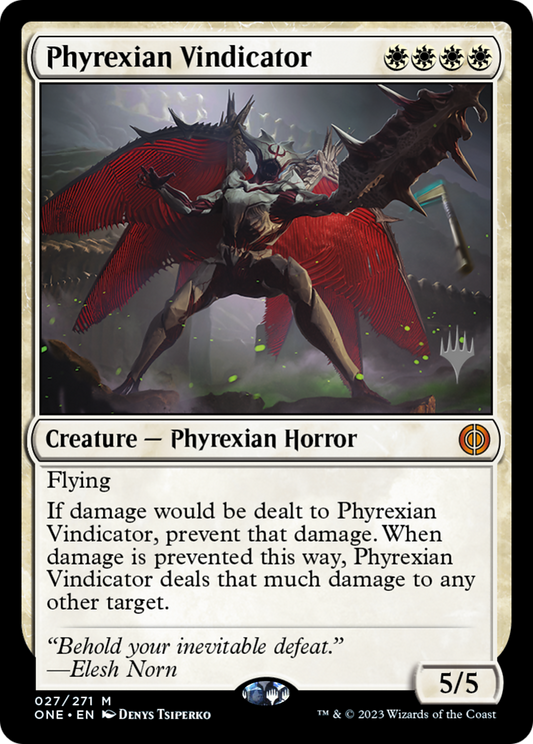 Phyrexian Vindicator (Promo Pack) [Phyrexia: All Will Be One Promos] Foil