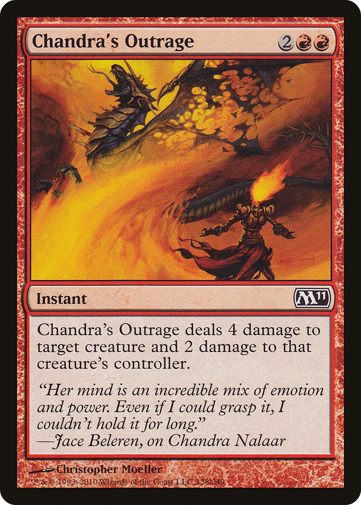 Chandra's Outrage [Magic 2011] | Silver Goblin