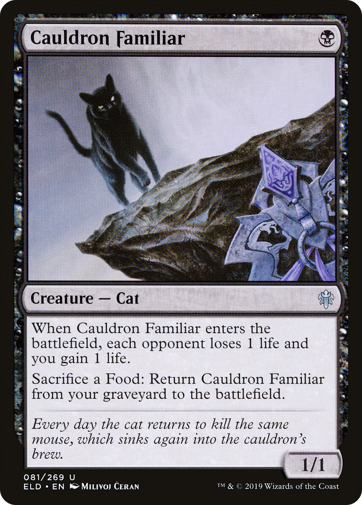 Cauldron Familiar [Throne of Eldraine] Foil
