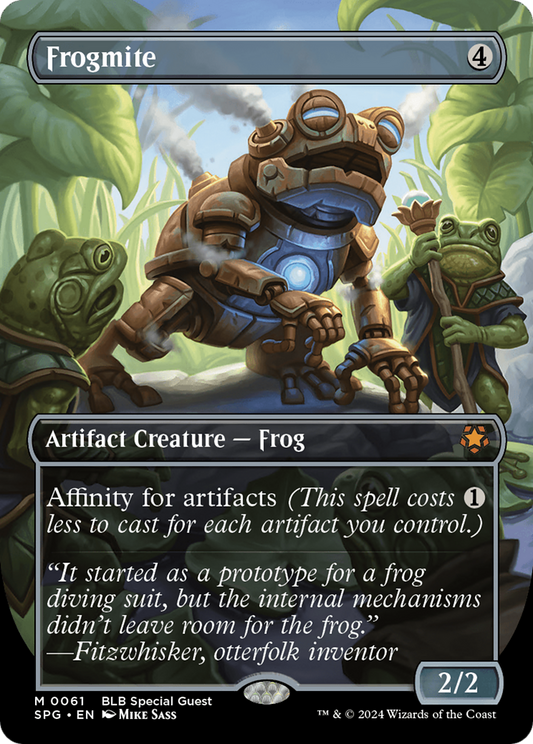 Frogmite (Borderless) [Bloomburrow Special Guests] Foil