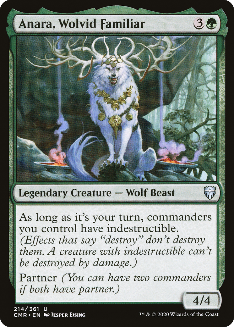 Anara, Wolvid Familiar [Commander Legends] Foil