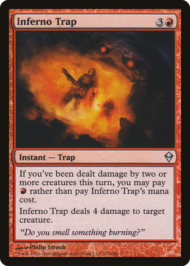 Inferno Trap (133) Foil - Zendikar