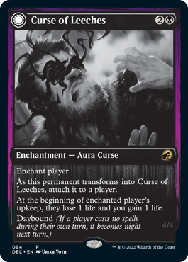 Curse of Leeches // Leeching Lurker [Innistrad: Double Feature] Foil