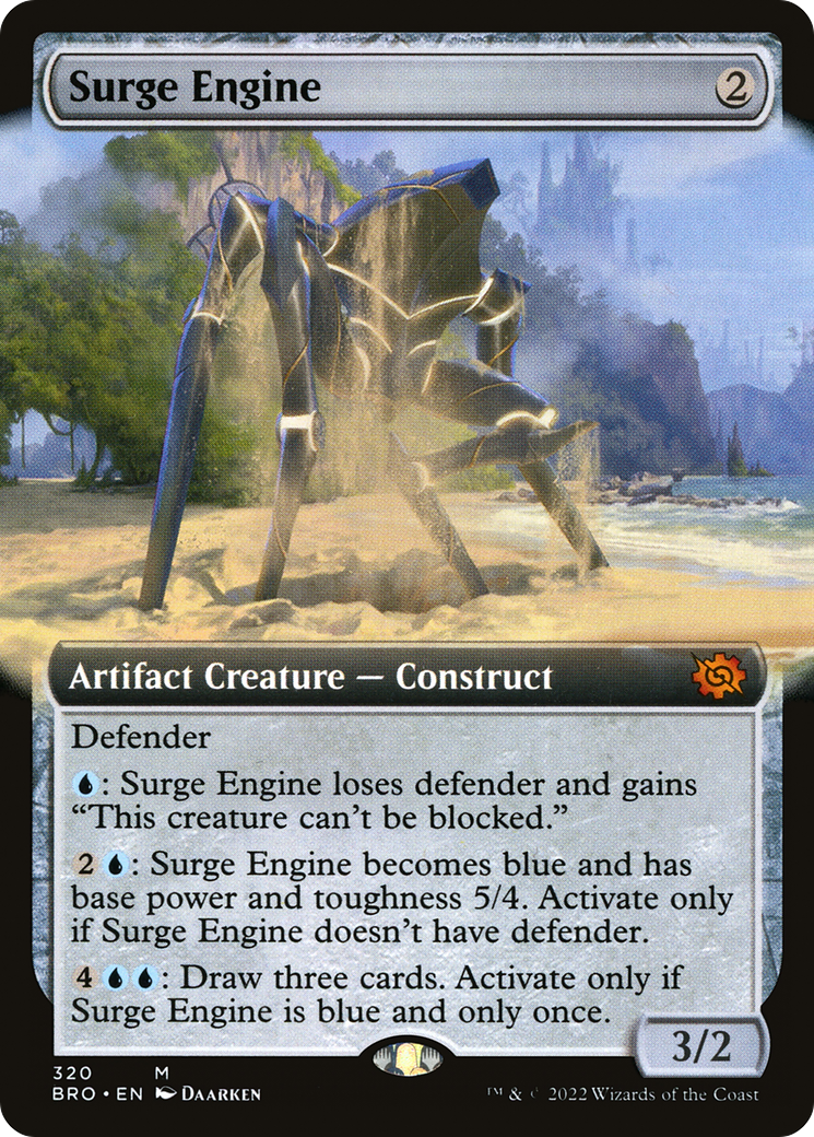 Surge Engine (Extended Art) [The Brothers' War] Foil