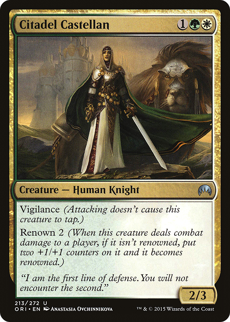 Citadel Castellan [Magic Origins] Foil