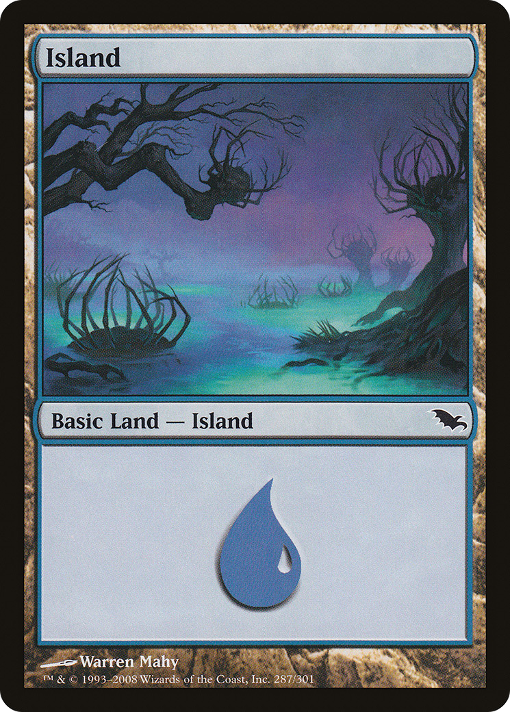 Island (287) [Shadowmoor] Foil