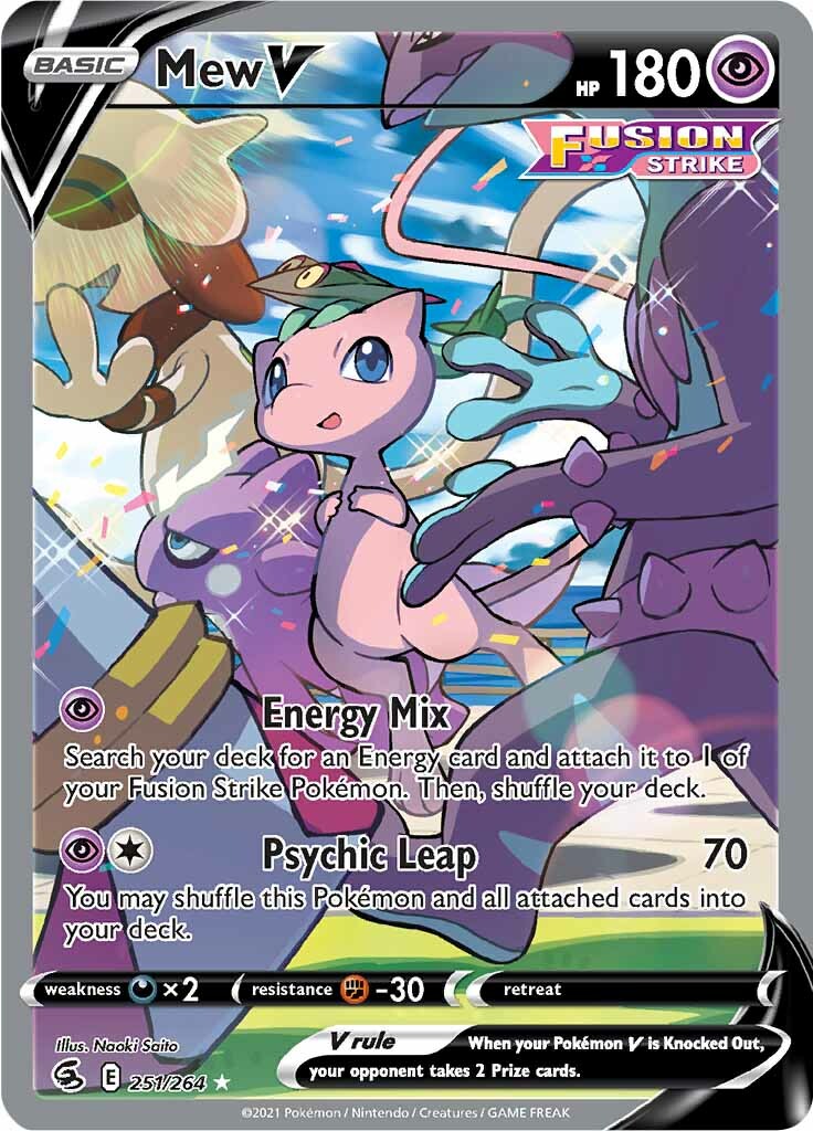 Mew V (251/264) [Sword & Shield: Fusion Strike] | Silver Goblin