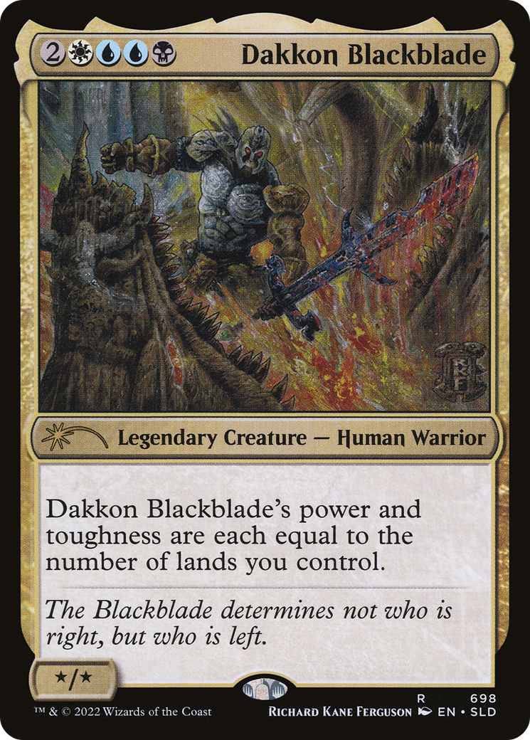 Dakkon Blackblade [Secret Lair Drop Promos] | Silver Goblin