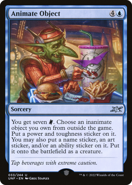 Animate Object [Unfinity] Foil