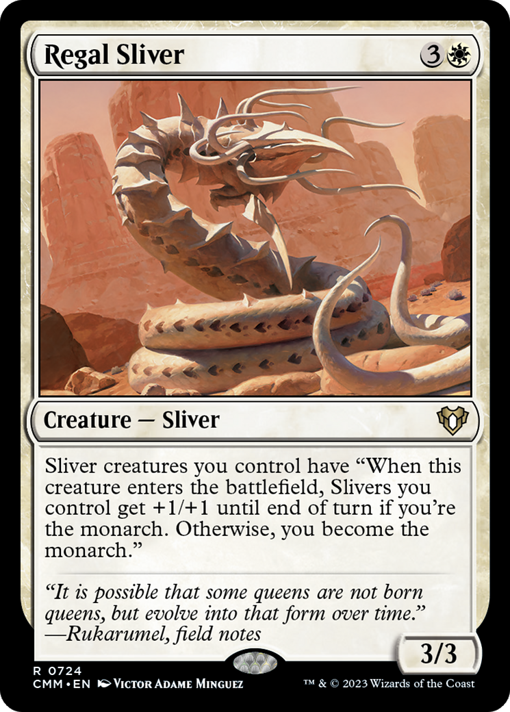 Regal Sliver [Commander Masters] | Silver Goblin