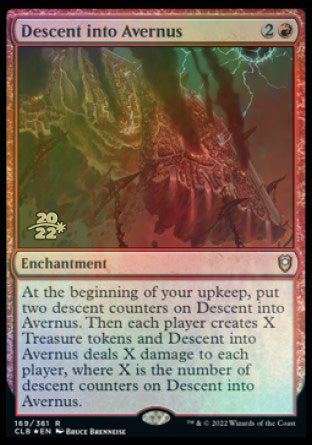 Descent into Avernus [Commander Legends: Battle for Baldur's Gate Prerelease Promos] | Silver Goblin