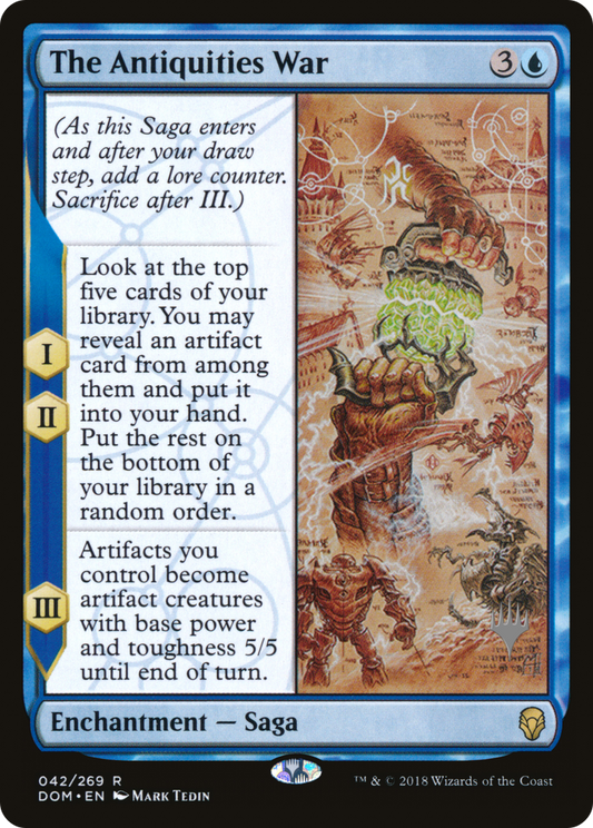The Antiquities War (Promo Pack) [Dominaria Promos] Foil