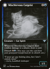 Mischievous Catgeist // Catlike Curiosity [Innistrad: Double Feature] | Silver Goblin