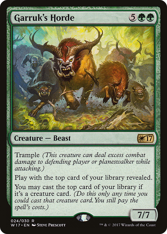 Garruk's Horde [Welcome Deck 2017]