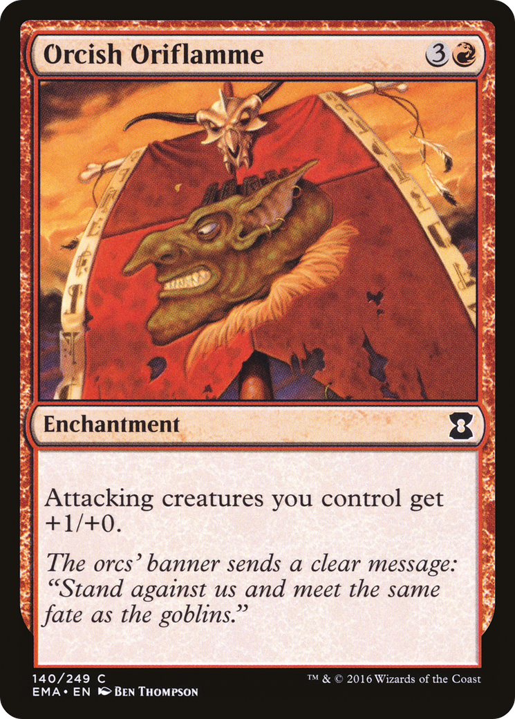 Orcish Oriflamme (140) Foil - Eternal Masters