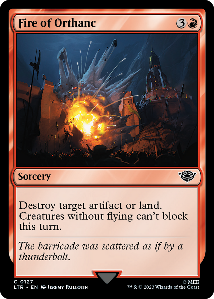 Fire of Orthanc [The Lord of the Rings: Tales of Middle-Earth] Foil