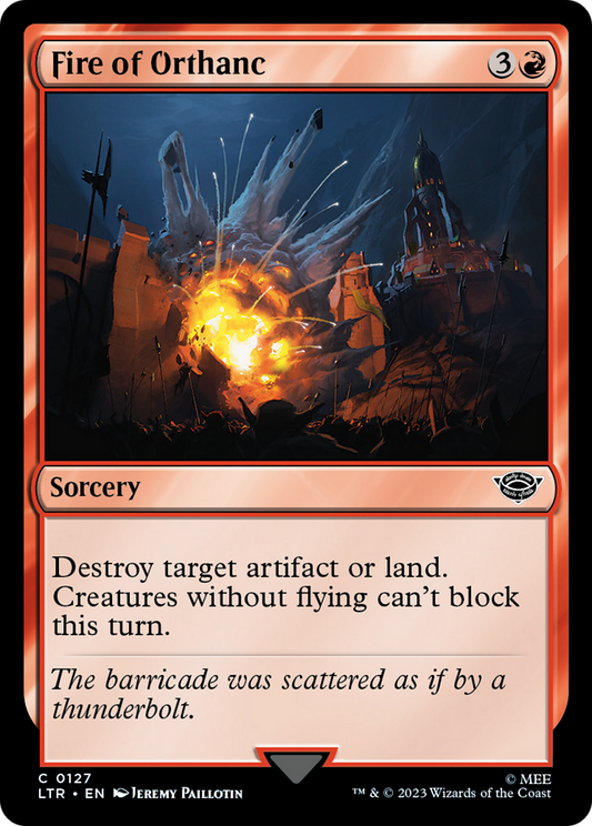 Fire of Orthanc [The Lord of the Rings: Tales of Middle-Earth] Foil