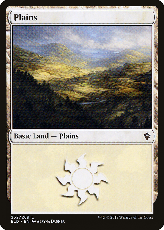 Plains (252) [Throne of Eldraine] Foil