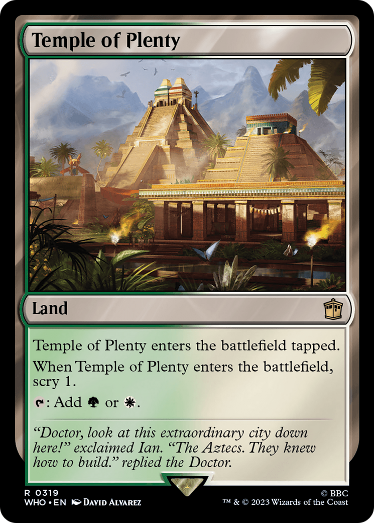 Temple of Plenty [Doctor Who] Foil