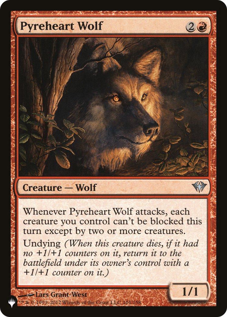 Pyreheart Wolf [The List Reprints] | Silver Goblin