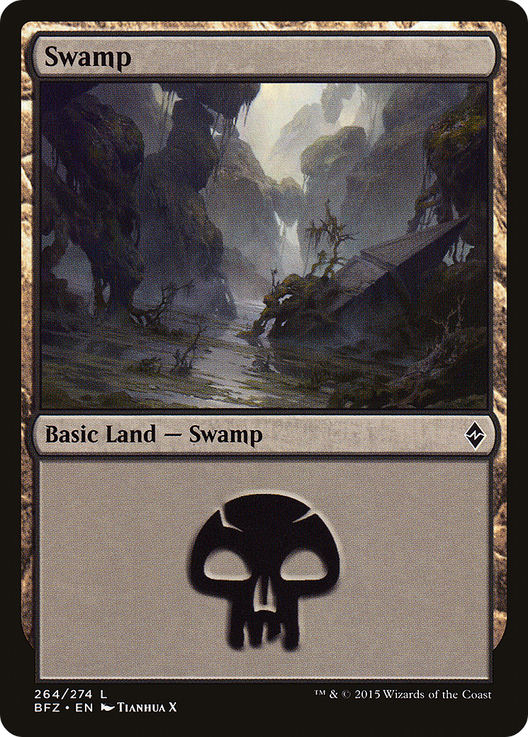 Swamp (264) [Battle for Zendikar]