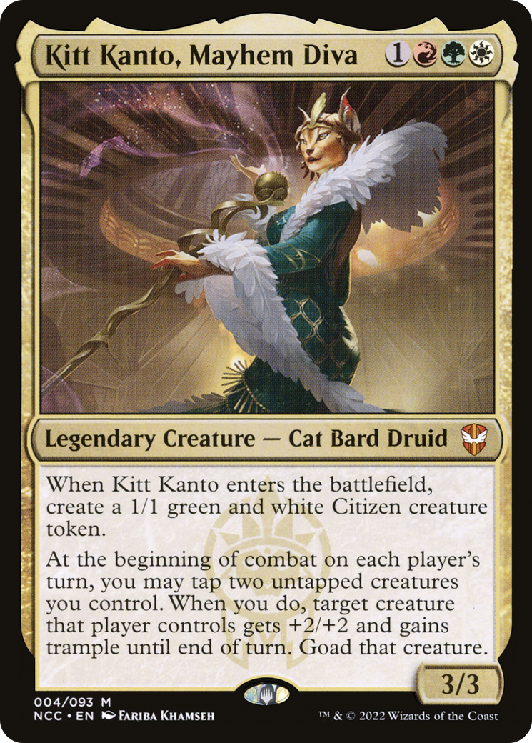 Kitt Kanto, Mayhem Diva [Streets of New Capenna Commander] Foil