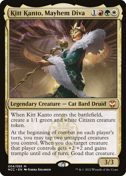 Kitt Kanto, Mayhem Diva [Streets of New Capenna Commander] Foil