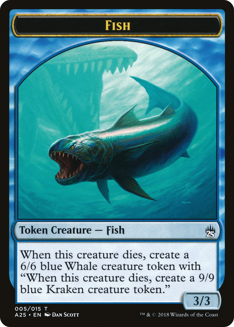 Fish Token (005) - Masters 25 Tokens