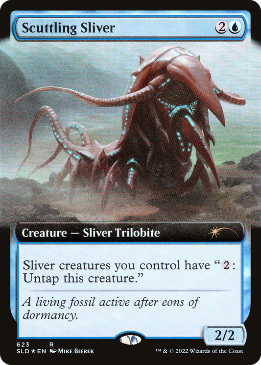 Scuttling Sliver (Extended Art) (623) Foil - Secret Lair Drop