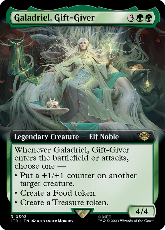 Galadriel, Gift-Giver (Extended Art) [The Lord of the Rings: Tales of Middle-Earth] Foil