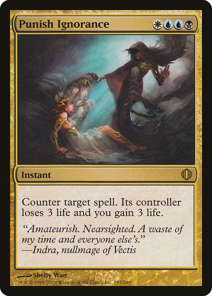 Punish Ignorance [Shards of Alara] Foil