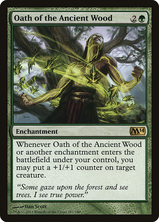 Oath of the Ancient Wood [Magic 2014] Foil