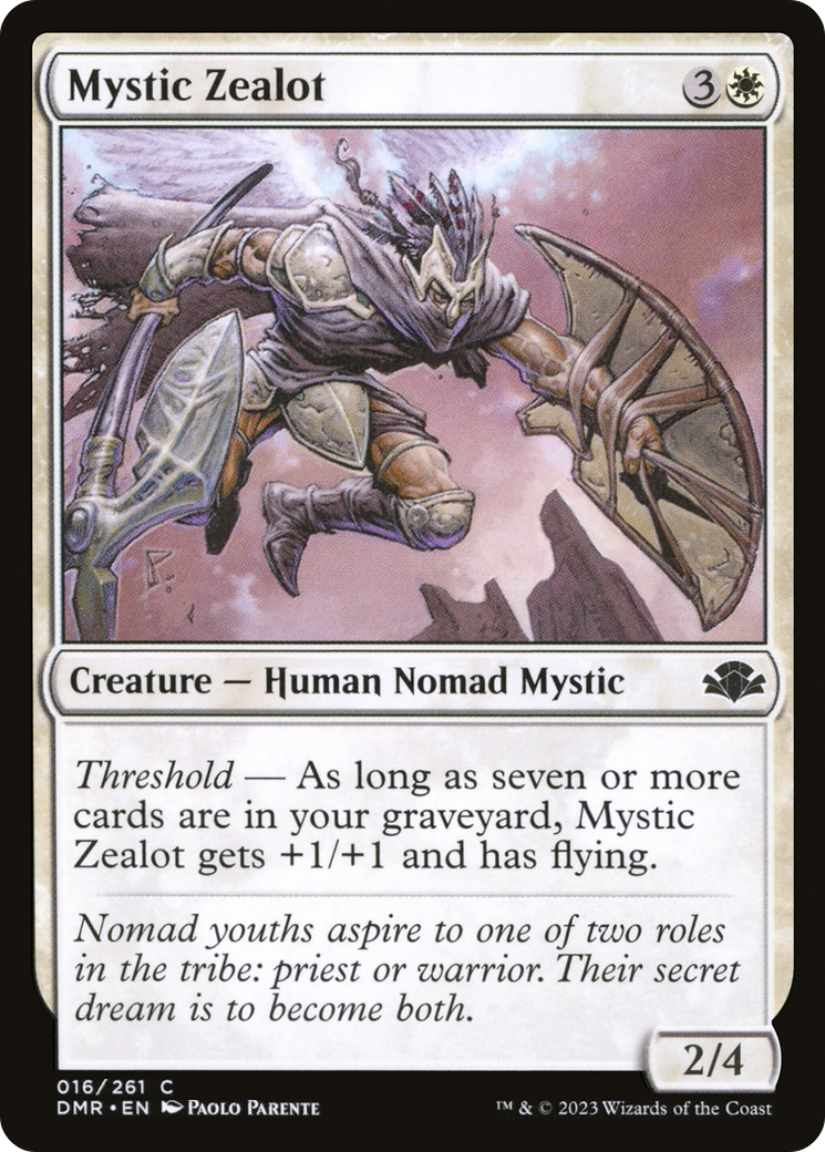 Mystic Zealot [Dominaria Remastered] Foil