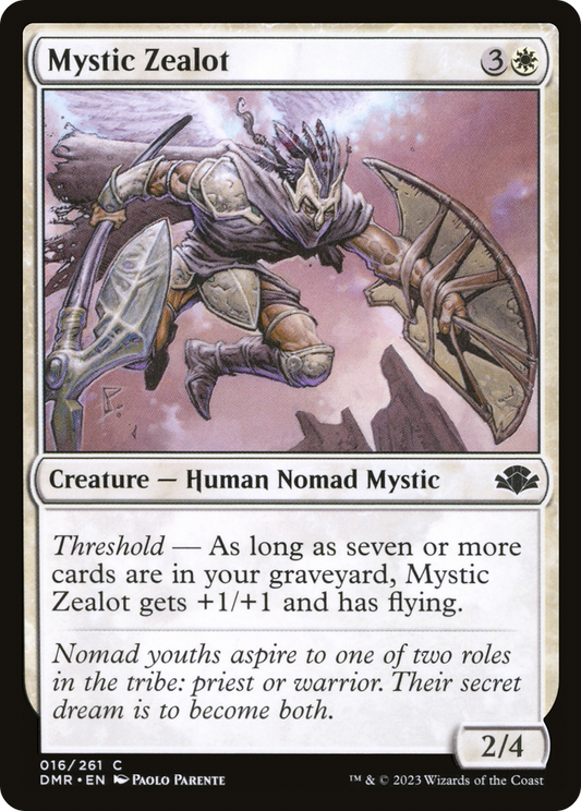 Mystic Zealot [Dominaria Remastered] Foil