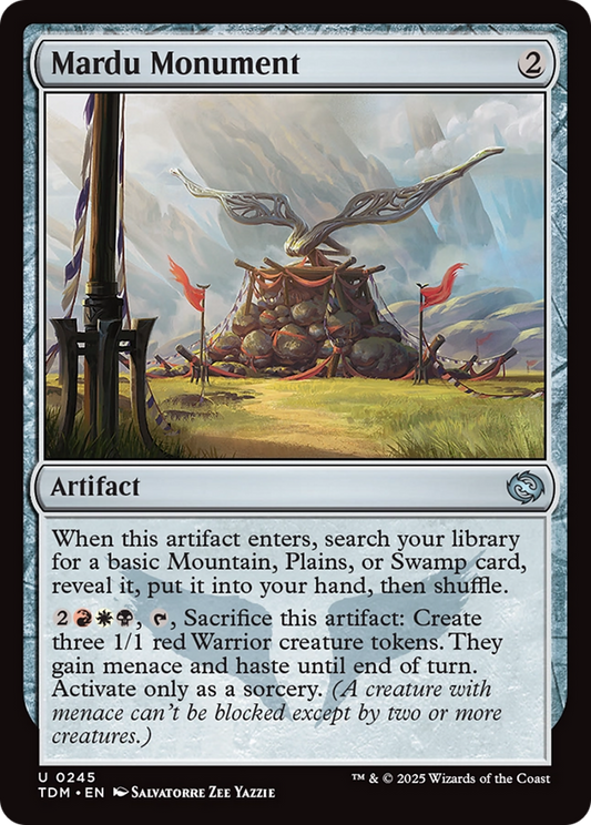 Mardu Monument (245) Foil - Tarkir: Dragonstorm