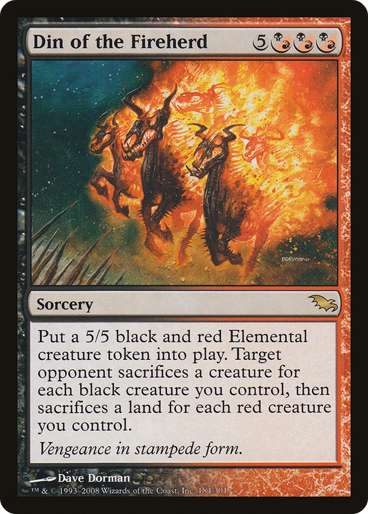 Din of the Fireherd [Shadowmoor] Foil