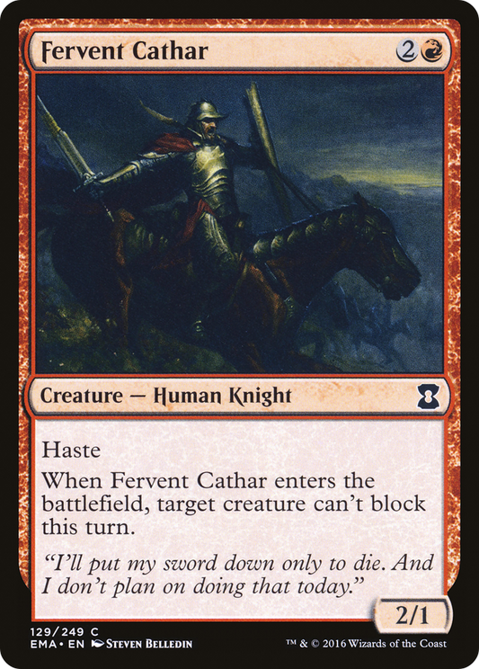 Fervent Cathar [Eternal Masters]