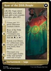 Huatli, Poet of Unity // Roar of the Fifth People [The Lost Caverns of Ixalan] | Silver Goblin