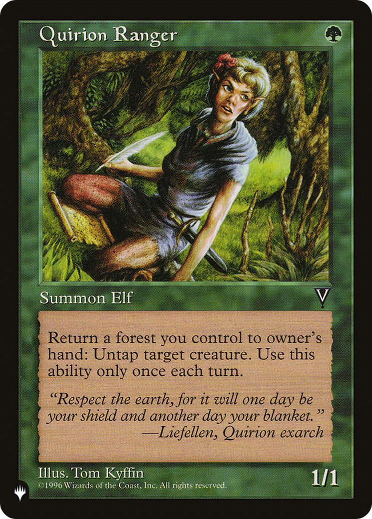 Quirion Ranger [The List Reprints] | Silver Goblin