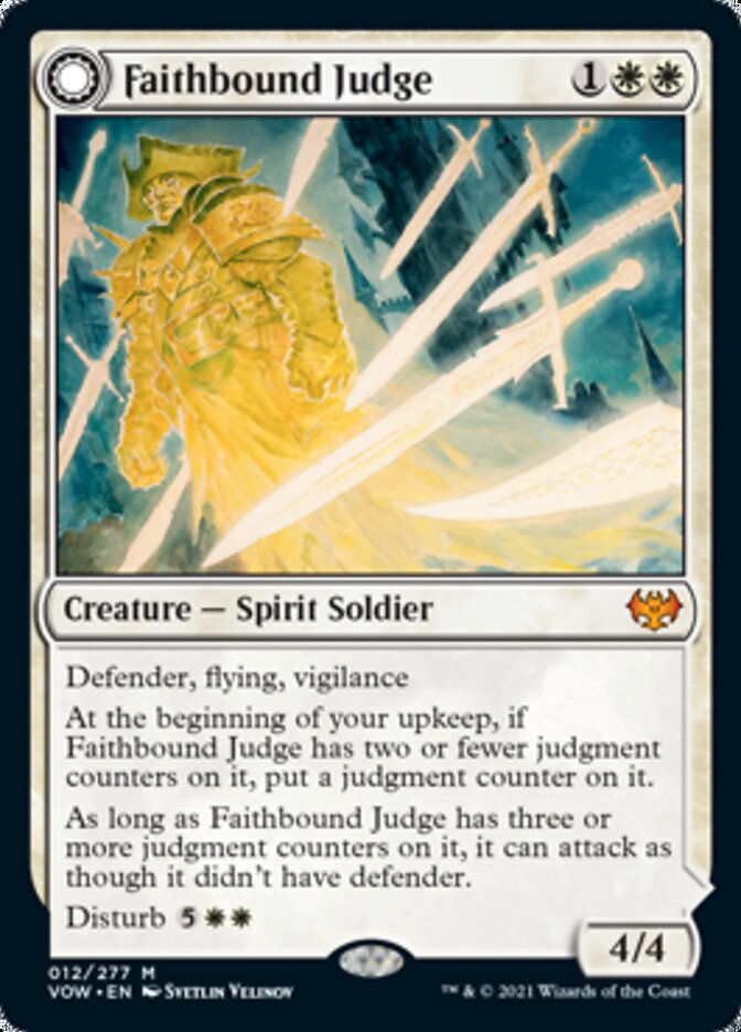 Faithbound Judge // Sinner's Judgment [Innistrad: Crimson Vow] Foil