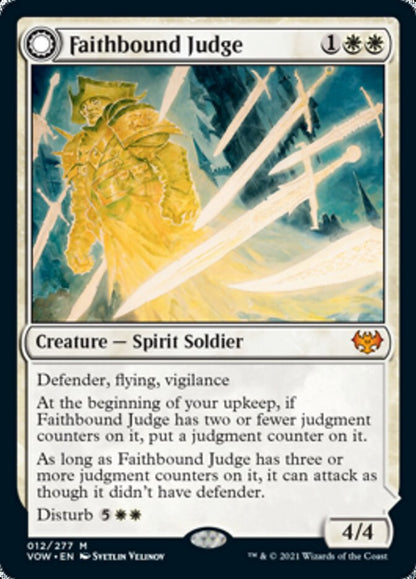 Faithbound Judge // Sinner's Judgment [Innistrad: Crimson Vow] Foil