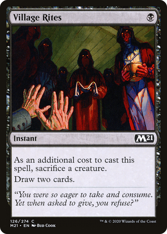 Village Rites [Core Set 2021] Foil