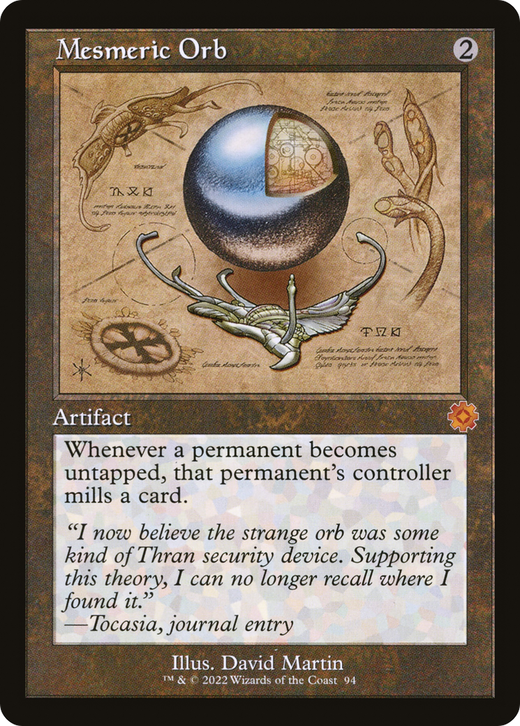 Mesmeric Orb (Retro Schematic) [The Brothers' War Retro Artifacts] Foil